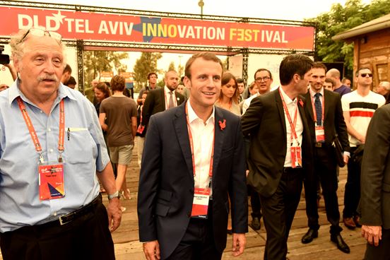 Yossi Vardi and Macron